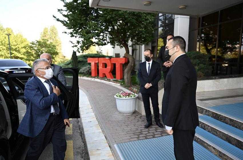 BAŞKAN BÜYÜKKILIÇ’TAN TRT’YE HAYIRLI OLSUN ZİYARETİ