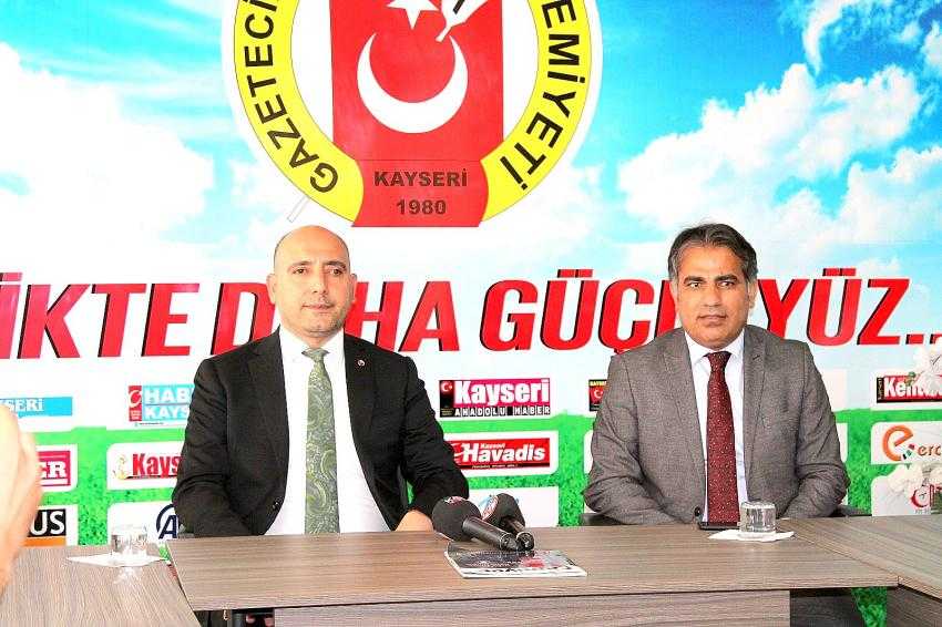 KTB BAŞKANINDAN GAZETECİLER CEMİYETİNE ZİYARET