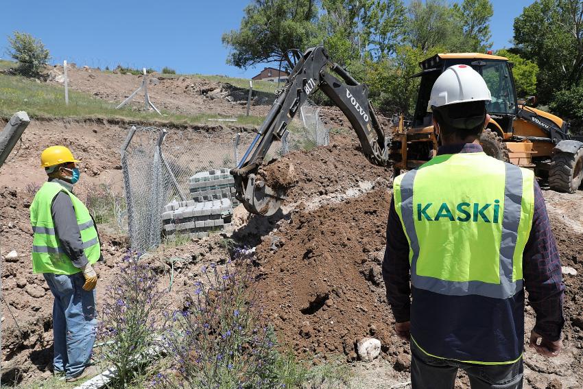 KASKİ, BÜNYAN’DA 3 MAHALLEYİ ATIKSULARDAN KURTARDI